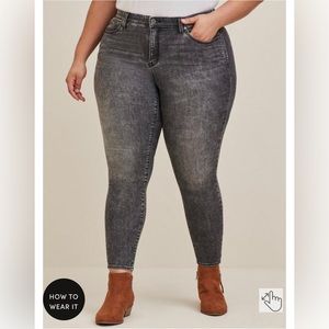 Torrid Grey High Waisted Jeggings